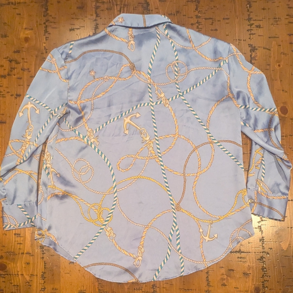 Zara M Satin L/S Top - Picture 2 of 12
